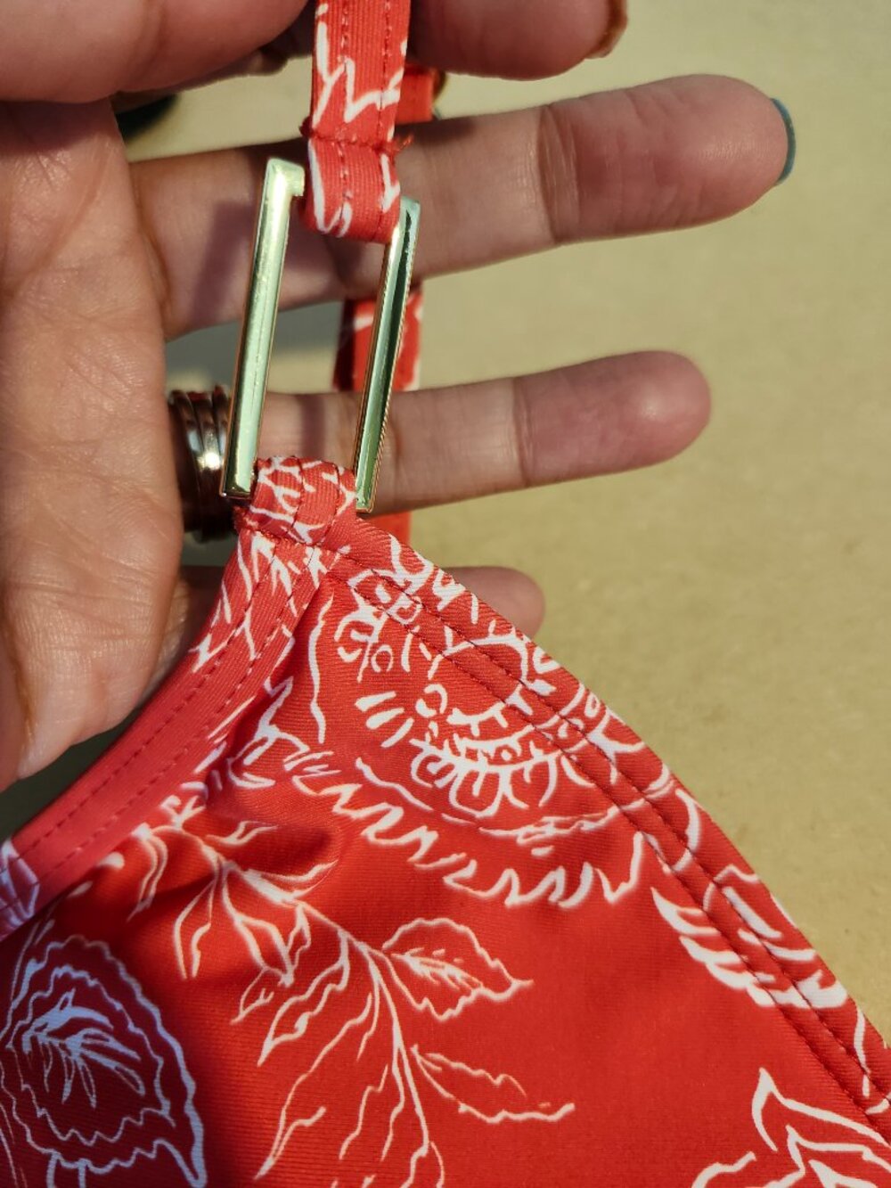 Liz Claiborne “Kingston Voyage” Coral‑Pink Floral Swim Dress – Size 10 (NWT) - Picture 10 of 12